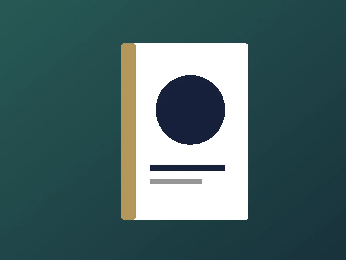 Book cover design example
